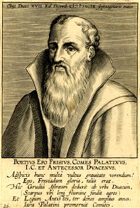 Boetius Epo Frisius, Comes Palatinus, I.C. et Antecessor Duacenus (BM 1930,0414.261)