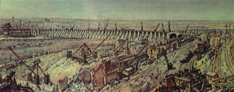 Bogaevsky The Dnieper Power Plant