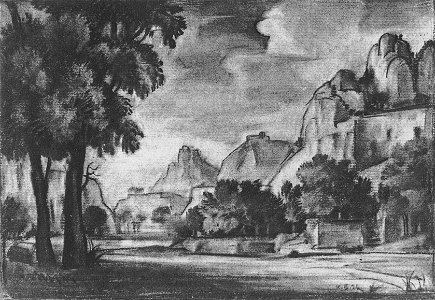 Bogaevsky Romantic Landscape 1926 2