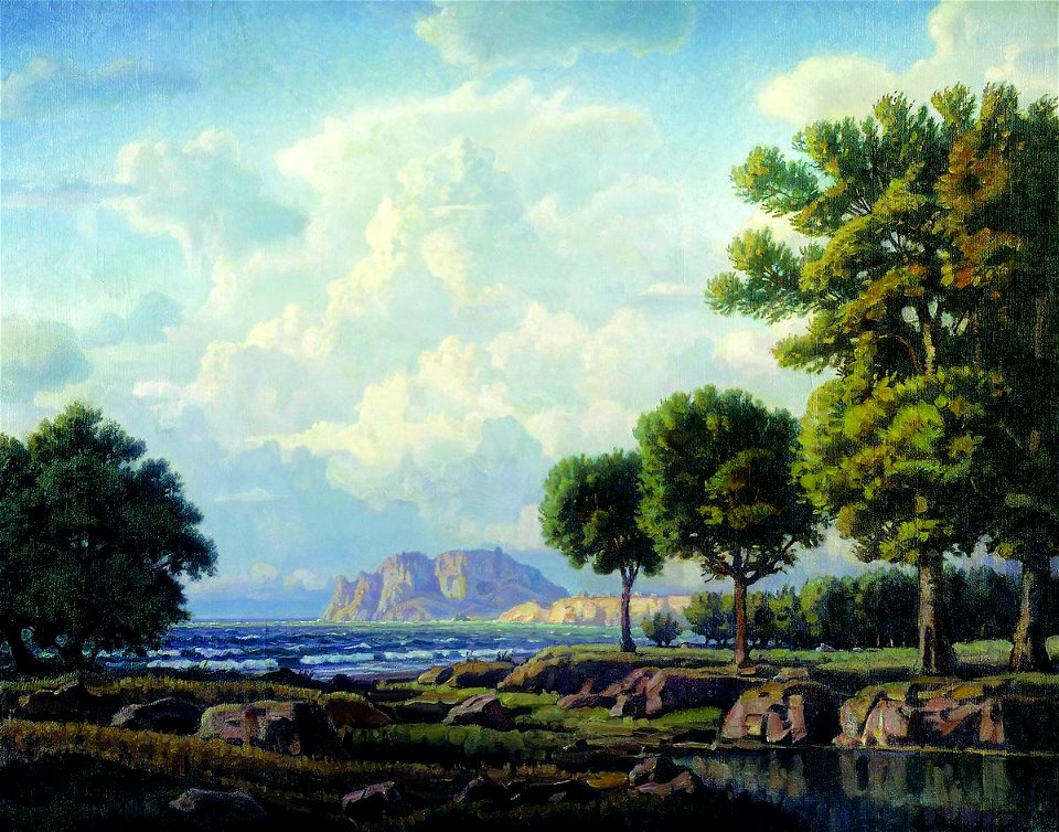 Bogaevsky Evening by the Sea 1940