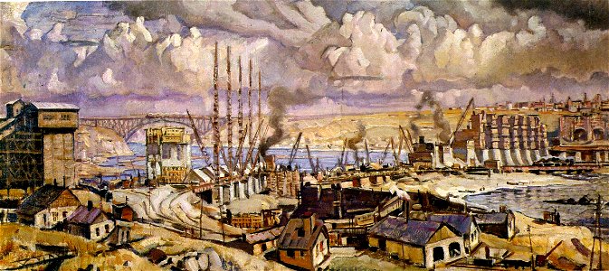 Bogaevsky The Dnieper Power Plant 1930