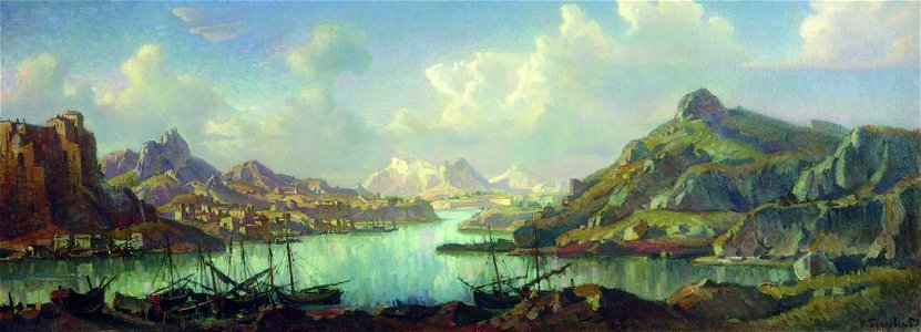 Bogaevsky The Old Harbor 1929