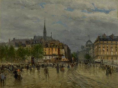 Frank Myers Boggs - View of Pari - 2015.3.1 - Yale University Art Gallery