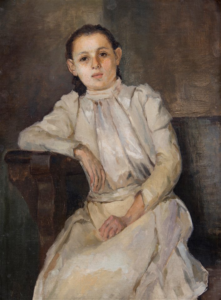 Bogdanov-Belsky Portrait of a girl