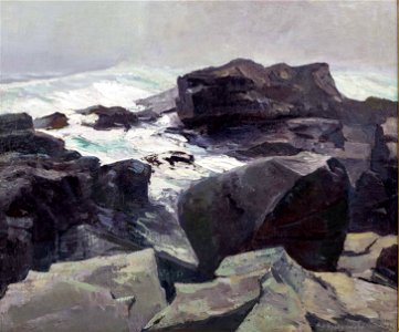 Brisk Sea by Abraham Jacob Bogdanove, 1935