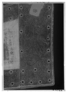 Bogpansar till hästrusning, troligen tillhörigt Johan III, 1500-tal - Livrustkammaren - 35526-negative