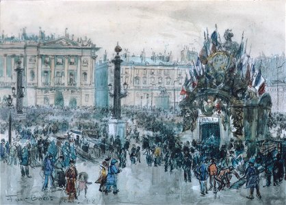 Frank Boggs, Armistice Day, Paris, 1918
