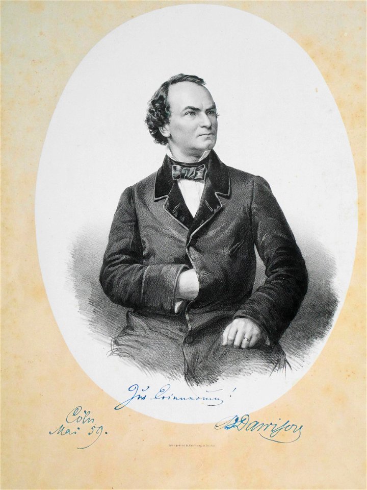 Bogumil Dawison Litho