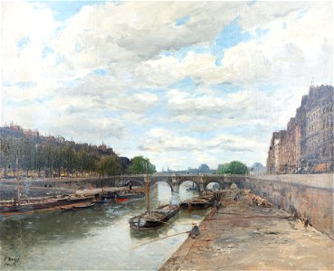 Pont Neuf, Paris by Frank Myers Boggs, 1896