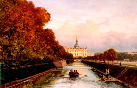 Bogolubov Michael's Castle from Lebiazhy Canal 1880s
