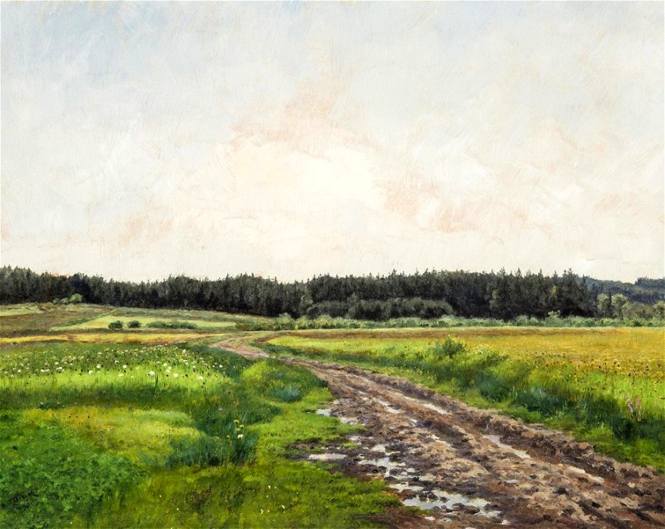 Bohuslav Dvořák Cesta k lesu 1896