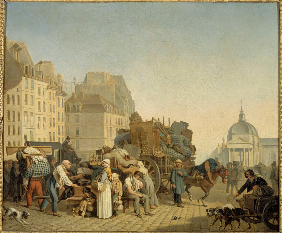 Boilly, Louis Léopold - Les Déménagements - J 8 - Musée Cognacq-Jay