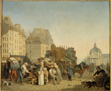 Boilly, Louis Léopold - Les Déménagements - J 8 - Musée Cognacq-Jay
