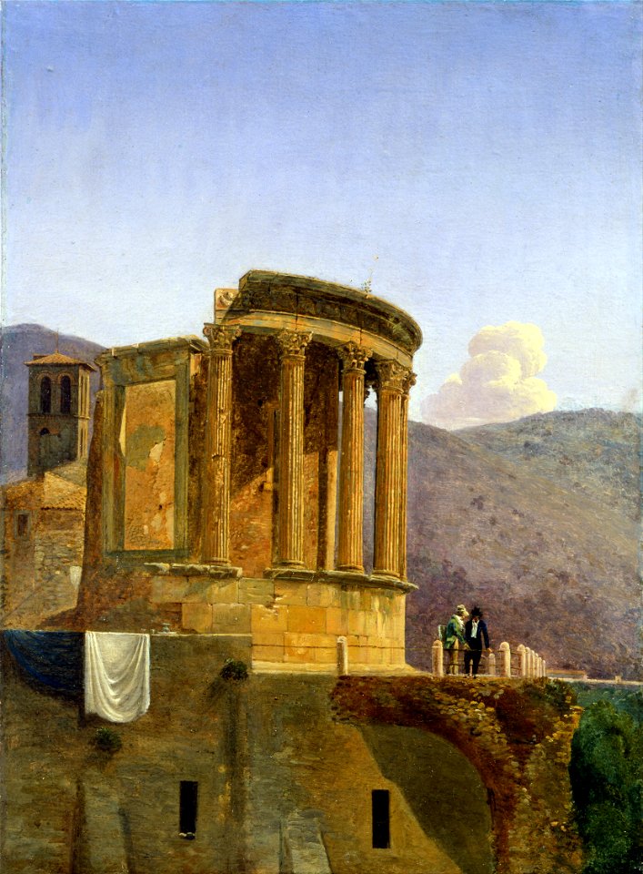 Félix Boisselier - The Temple of Vesta at Tivoli - Google Art Project