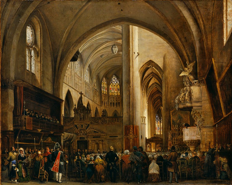 Boilly Cathédrale St Etienne musée des Augustins 