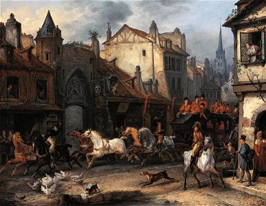 Carle Vernet - Return from the Hunt - WGA24723