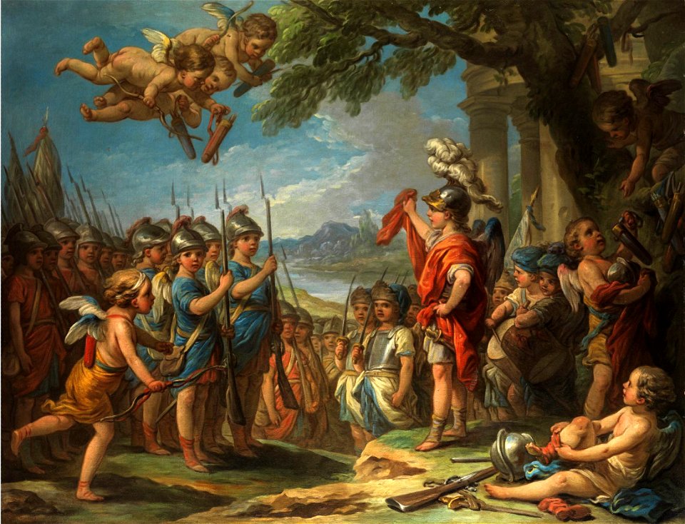 Carle van Loo Amor und seine Truppen