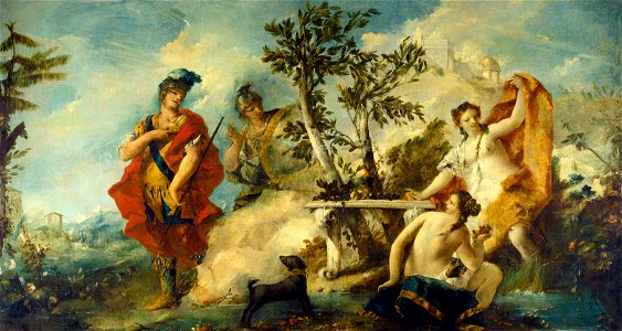 Carlo and Ubaldo Resisting the Enchantments of Armida's Nymphs G-001368-20120604