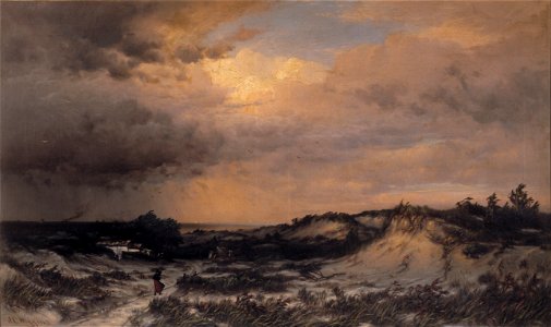 Carleton Wiggins - Sand Dunes, Coney Island - 1909-12 - Albright–Knox Art Gallery