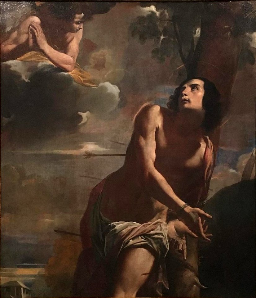 Carlo Bononi, Saint Sébastien et l'Ange