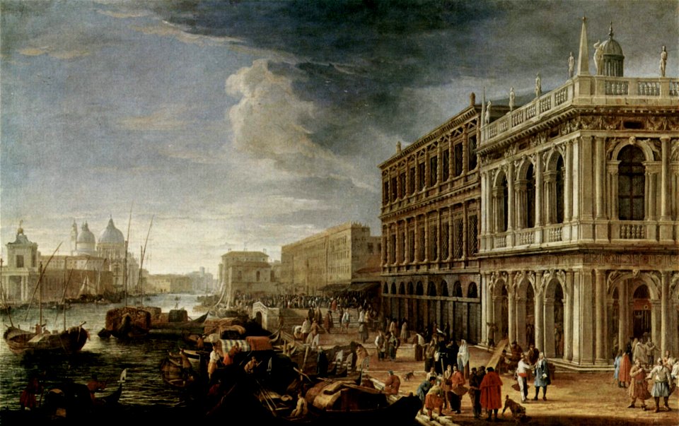 Carlevarijs, Luca - Riva degli Schiavoni with view to Salute - Galleria Corsini, Rome