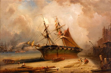 Carlo Bossoli Die Themse 1877