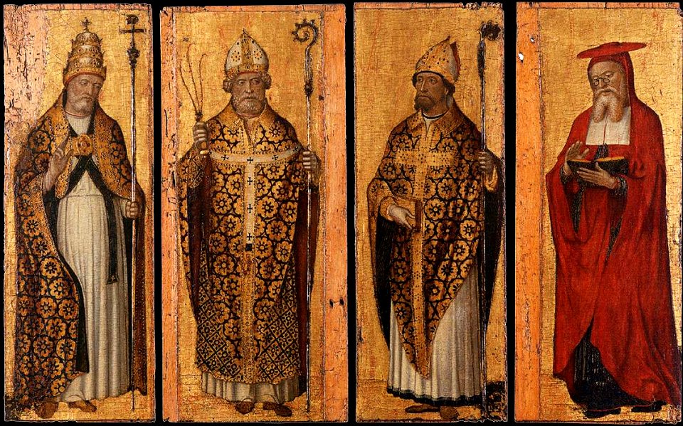 Carlo braccesco, quattro dottori della chiesa