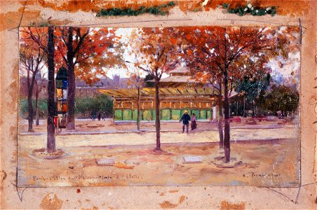Carlo Brancaccio - Entrée du métropolitain, place de l'Étoile - P2690 - Musée Carnavalet