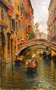 Carlo Brancaccio Venezianischer Kanal