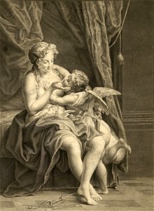 Carlo Antonio Porporati - Vênus acariciando o Amor