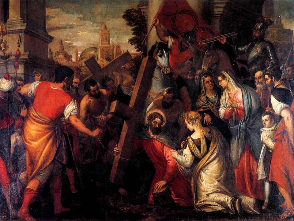Carlo Caliari - Jesus Meeting Veronica - WGA03773