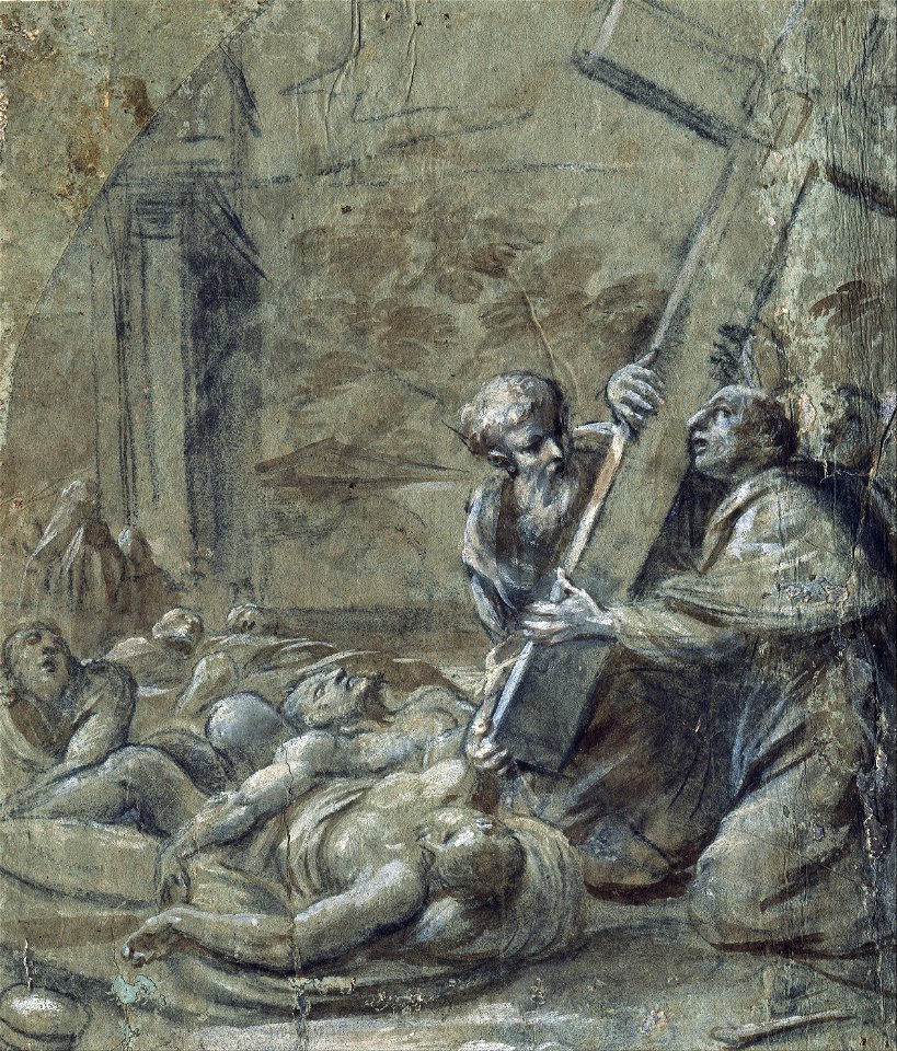 Carlo Cesi - Saint Carlo Borromeo among the Plague Sufferers - Google Art Project