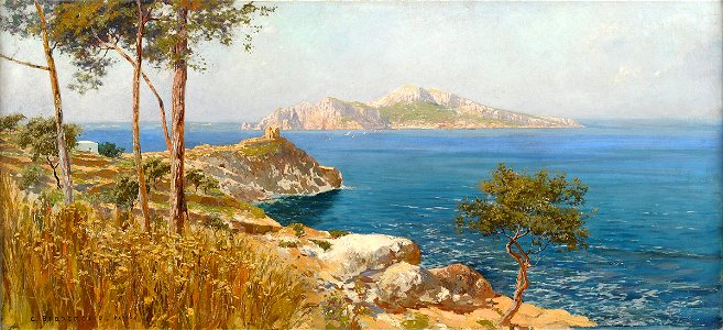 Carlo Brancaccio Ansicht von Capri