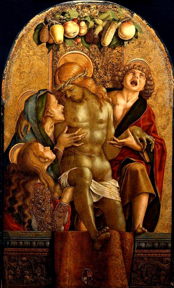 Carlo Crivelli - Lamentation over the Dead Christ - WGA5784