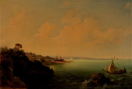 Carlo Brioschi - Felsküste und Segelboote - 7878 - Kunsthistorisches Museum