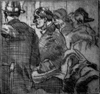 Carlo Cainelli – Due giovanotti al caffè