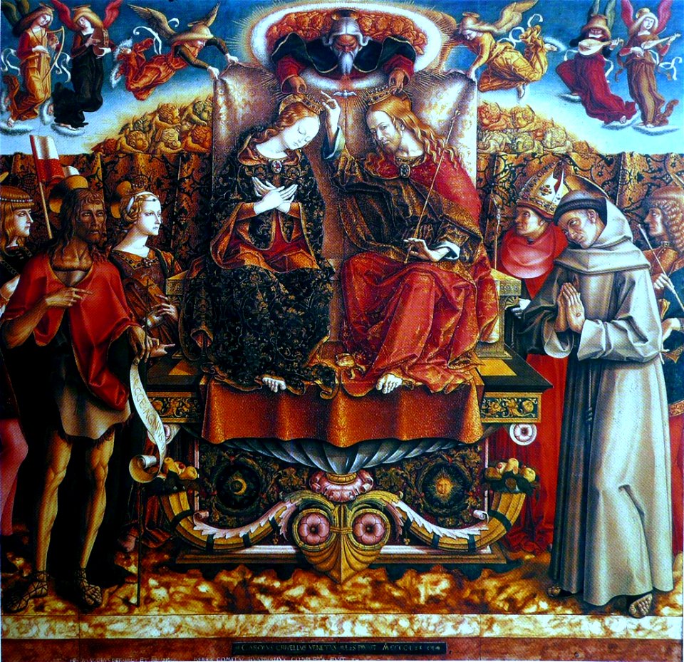 Carlo Crivelli - Couronnement de la Vierge