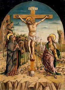 Carlo Crivelli - The Crucifixion - 1929.862 - Art Institute of Chicago. Free illustration for personal and commercial use.