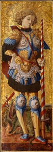 Carlo Crivelli - St George - WGA5797. Free illustration for personal and commercial use.