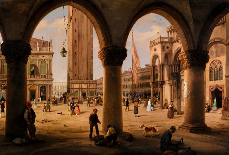 Carlo Canella - Piazza San Marco and the Campanile, Venice