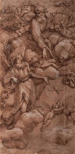 Carlo Cignani - El Padre Eterno y unos ángeles