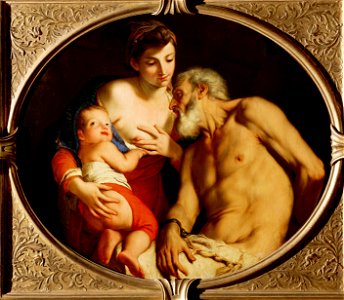 Carlo Cignani - Caritas Romana (Cimon und Pero) - GG 226 - Kunsthistorisches Museum