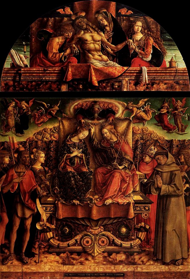 Carlo Crivelli - Coronation of the Virgin - WGA5782