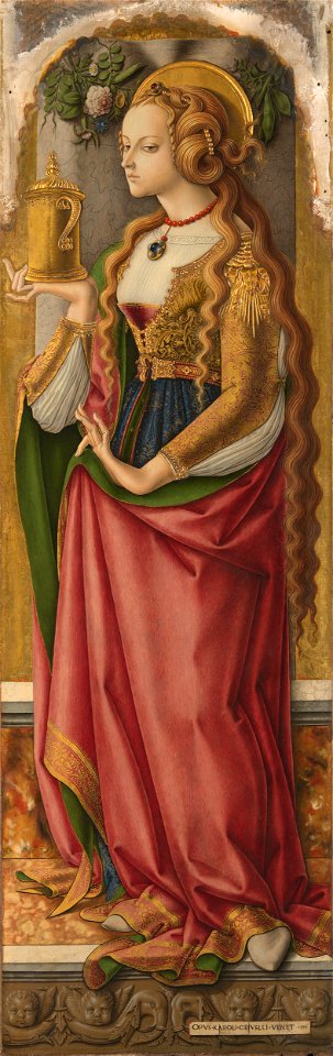 Carlo Crivelli - Maria Magdalena - NK3122 - Rijksmuseum