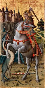 Carlo Crivelli - Saint George Slaying the Dragon - P16e13 - Isabella Stewart Gardner Museum