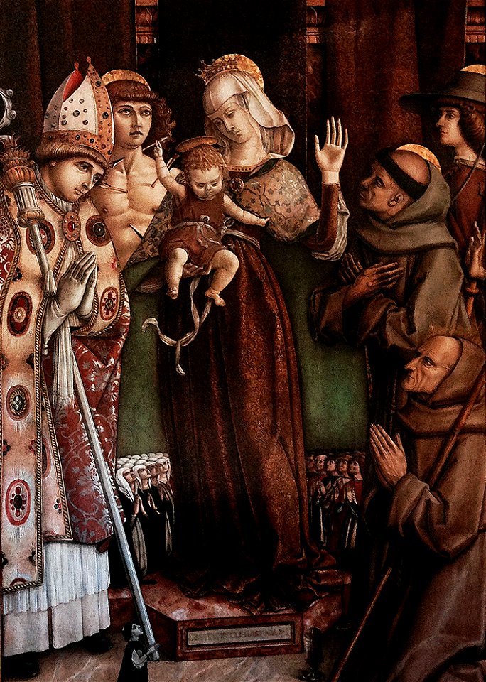 Carlo Crivelli - Madonna and Child with Saints