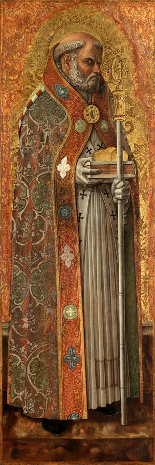 Carlo Crivelli - Saint Nicholas of Bari - 1952.111 - Cleveland Museum of Art