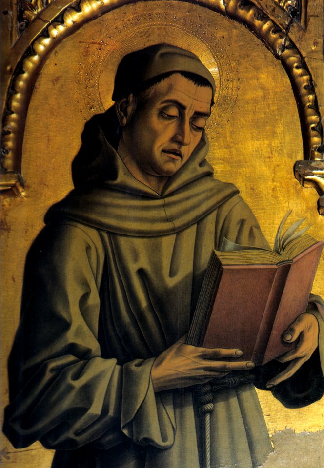 Carlo crivelli, montefiore, santo francescano