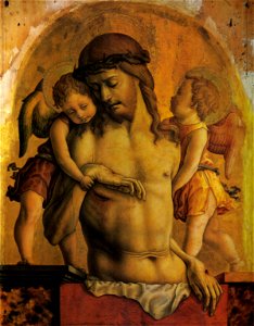 Carlo crivelli, montefiore, pietà di londra