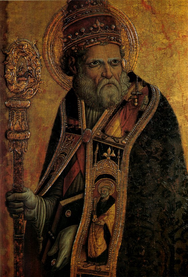 Carlo crivelli, polittico di massa fermana, san silvestro